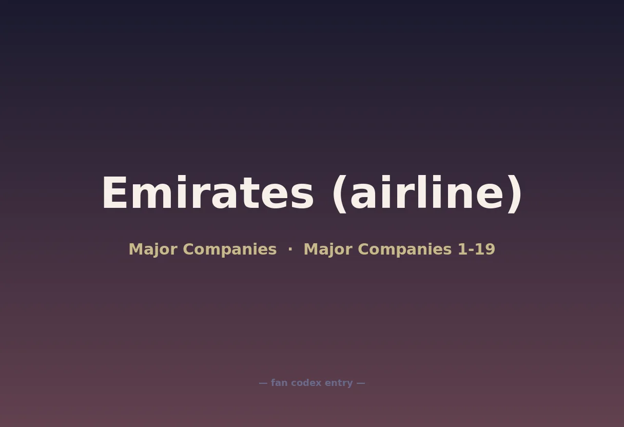Emirates (airline)